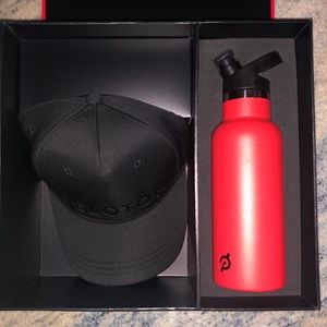 Peloton box set - water bottle and hat